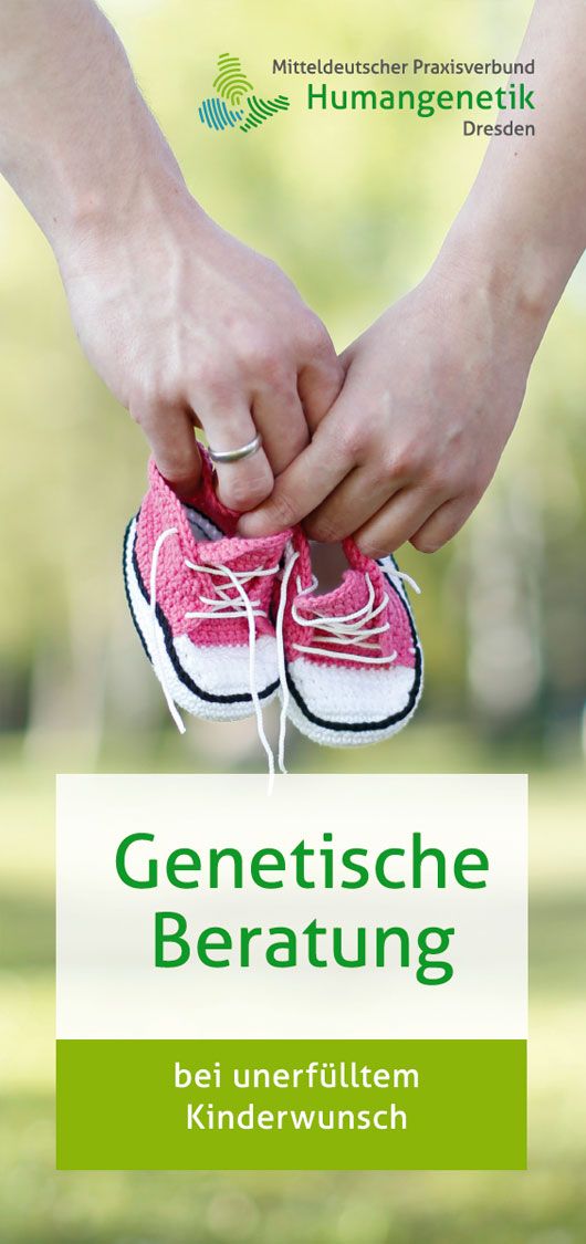 Flyer Genetische Beratung Kinderwunsch